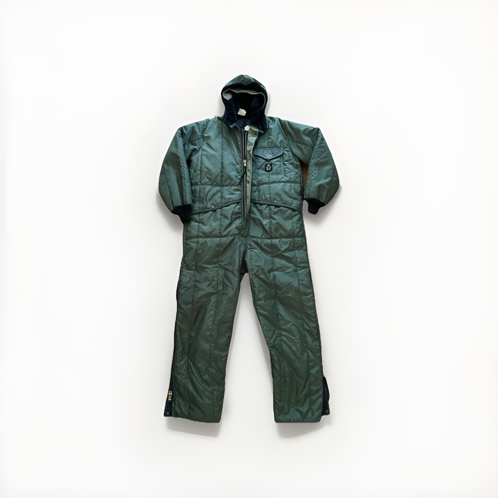 RefrigiWear Iron-Tuff Insulated Freezer Coveralls XL USA Made Cold Storage Suit
